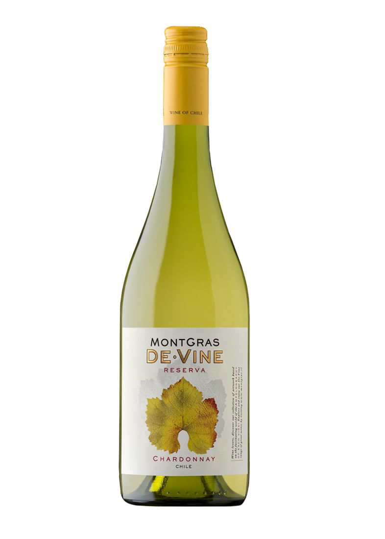 Vinho Montgras Reserva de Vine Chardonnay 2025 Branco Chile 750ml