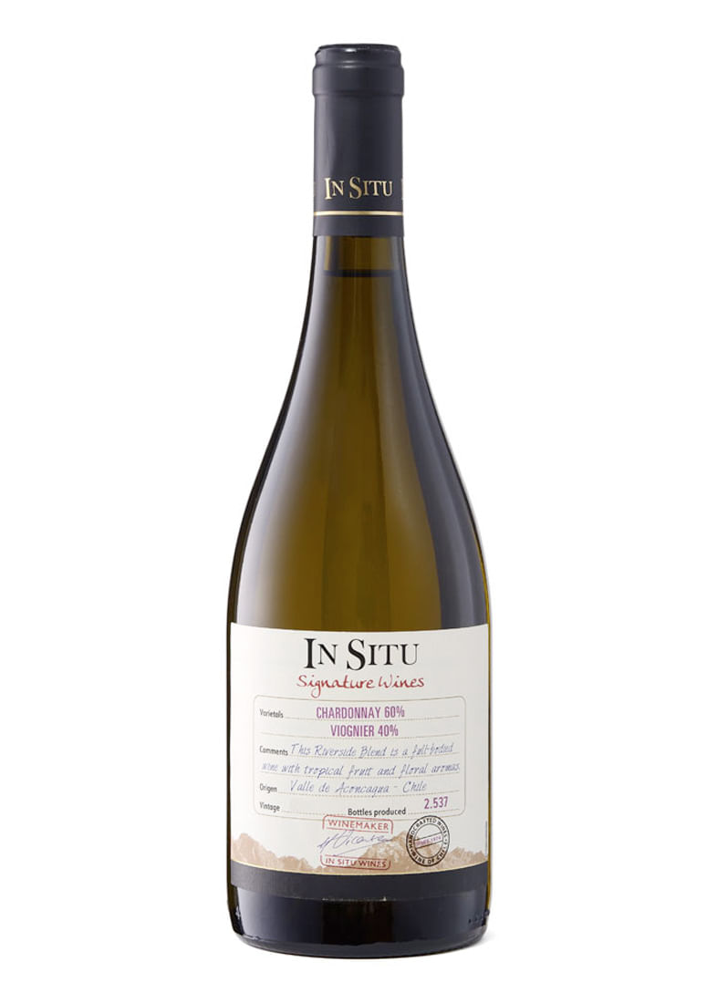 Vinho In Situ Signature Chardonnay Viognier 2022 Branco Chile 750ml
