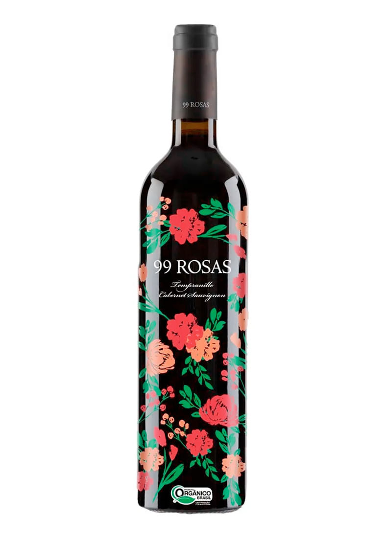 Vinho Dominio de Punctum 99 Rosas Tempranillo Cabernet Edição Especial La Mancha 2022 Tinto Espanha 750ml
